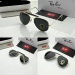 Rayban Sunglasses Golden Black For Men