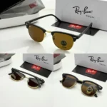 Rayban Sunglasses Golden Brown For Men