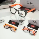 Rayban Sunglasses Grey Orange For Men