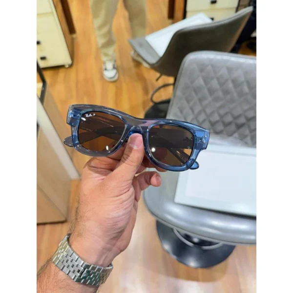 Rayban Sunglasses Puffer Blue Brown For Men Rayban Sunglasses Puffer Blue Brown For Men