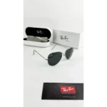 Rayban Sunglasses Silver Black For Men