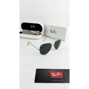 Rayban Sunglasses Silver Black For Men