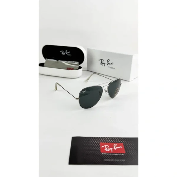 Rayban Sunglasses Silver Black For Men