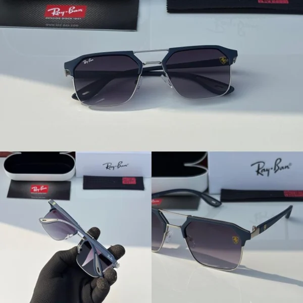 Rayban Sunglasses Silver Blue For Men Rayban Sunglasses Silver Blue For Men