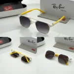 Rayban Sunglasses Yellow Black For Men