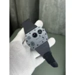 Richard Mille Ferrari Watch Slim Silver Black For Men