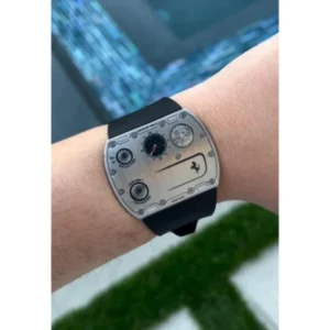 Richard Mille Rm Titanium Watch Silver For Men