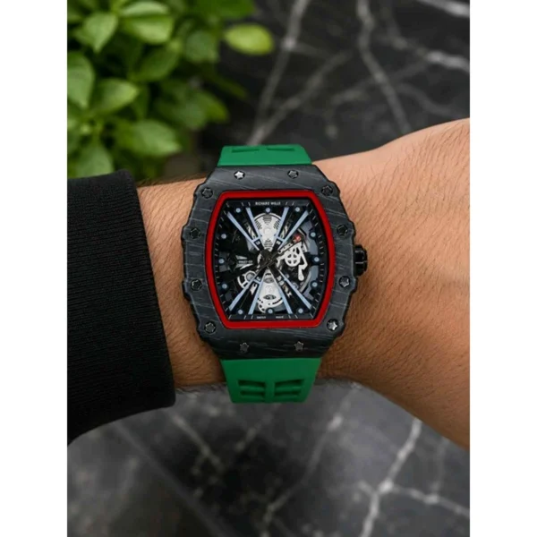 Richard Mille Rm27 Watch Black Green For Men Richard Mille Rm27 Watch Black Green For Men