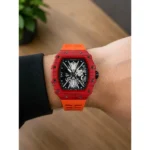 Richard Mille Rm27 Watch Orange Strap For Men