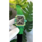 Richard Mille Rm67-02 Watch Green Strap For Men