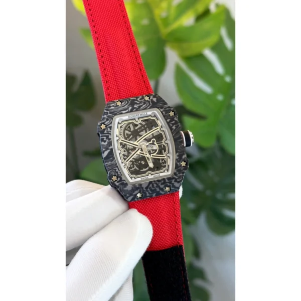 Richard Mille Rm67-02 Watch Red Strap For Men Richard Mille Rm67-02 Watch Red Strap For Men