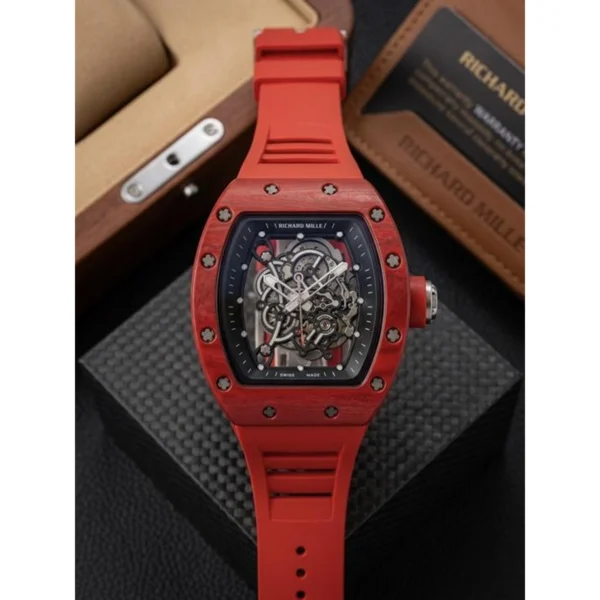 Richard Mille Watch Red Black For Men Richard Mille Watch Red Black For Men