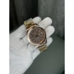 Rolex Sky Dweller Watch Copper Brown For Men