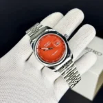 Seiko Galaxy Dust Watch Orange Dial For Men
