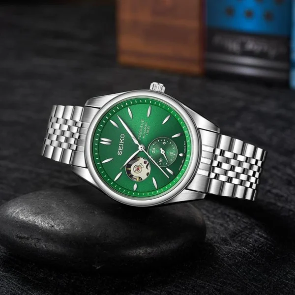 Seiko Presage Automatic Watch Green Dial For Men Seiko Presage Automatic Watch Green Dial For Men
