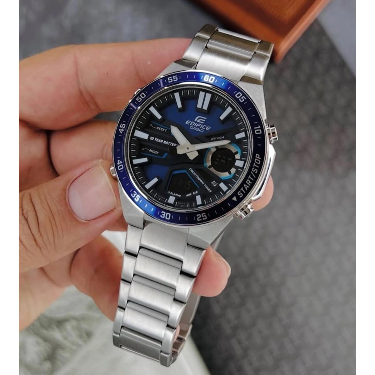 Stylish Casio Edifice Watch Silver For Men (SOS142) - stayhit.in Stylish Casio Edifice Watch Silver For Men (SOS142) - stayhit.in