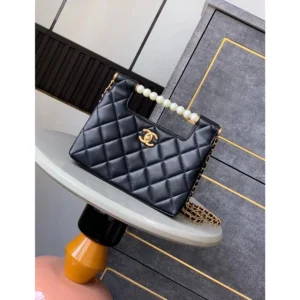 Stylish Chanel Pearl Flap Shoulder Bag With Og Box & Dust Bag For Women (SOS456) - stayhit.in