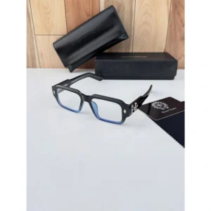 Stylish Chrome Heart Sunglasses Black Blue For Men (WS74) - stayhit.in