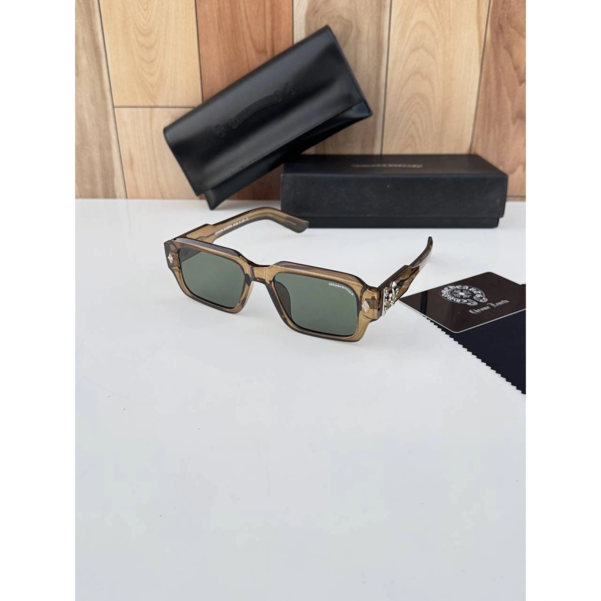Stylish Chrome Heart Sunglasses Olive For Men (BT230) - stayhit.in Stylish Chrome Heart Sunglasses Olive For Men (BT230) - stayhit.in