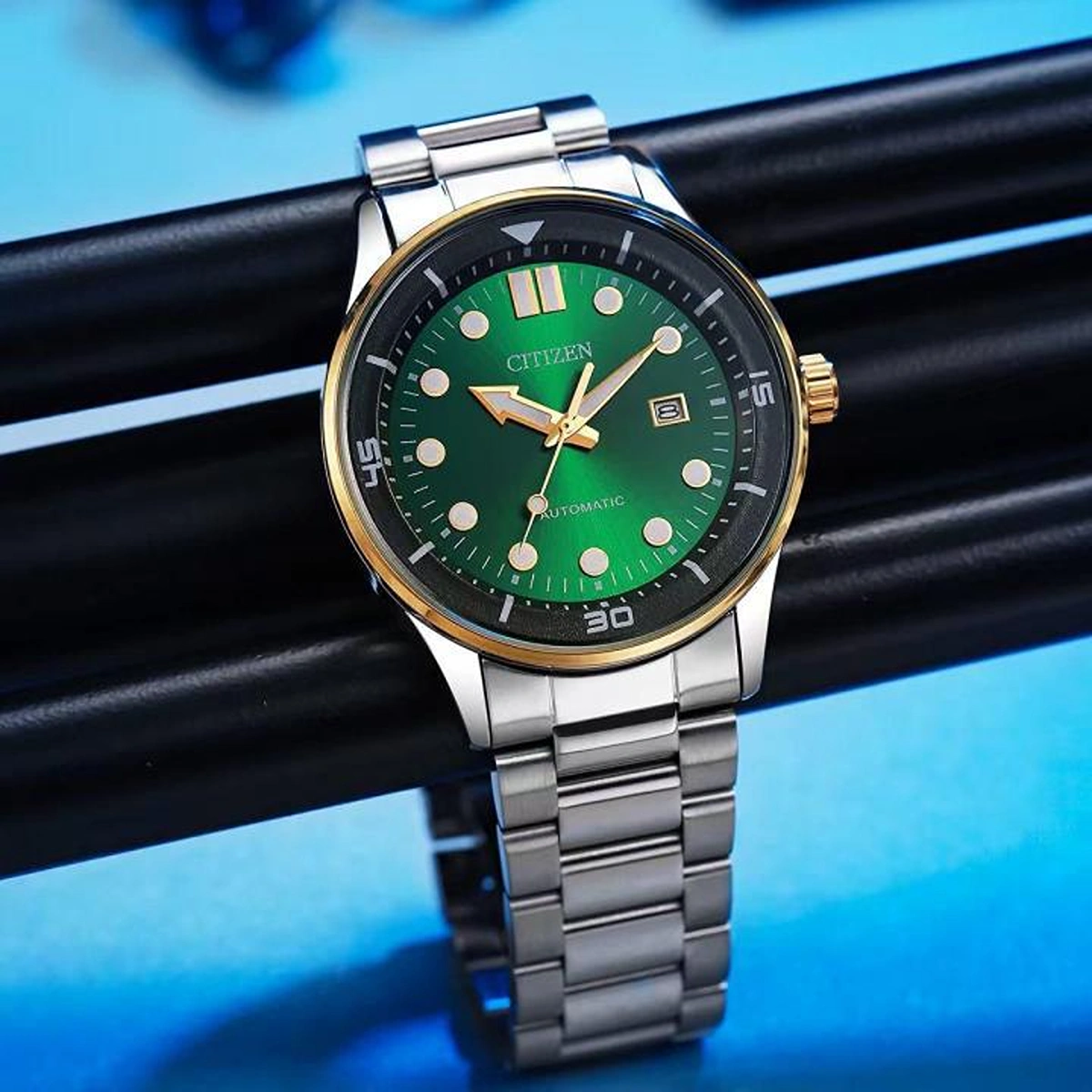Stylish Citizen Watch Gold TT Green For Men (BOT3733) - stayhit.in Stylish Citizen Watch Gold TT Green For Men (BOT3733) - stayhit.in