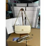 Stylish Coach Brook Flap Chain Bag With Og Box For Women (BOT2600) - stayhit.in