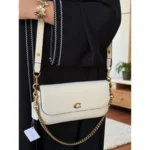 Stylish Coach Brook Flap Chain Bag With Og Box For Women (BOT2600) - stayhit.in