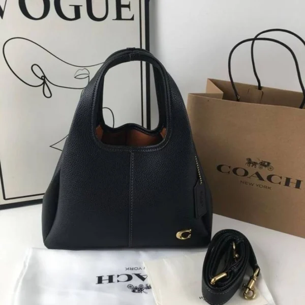 Stylish Coach Lana Bag Black With Og Box Dust Cover Long Belt For Women (SOS454) - stayhit.in Stylish Coach Lana Bag Black With Og Box Dust Cover Long Belt For Women (SOS454) - stayhit.in