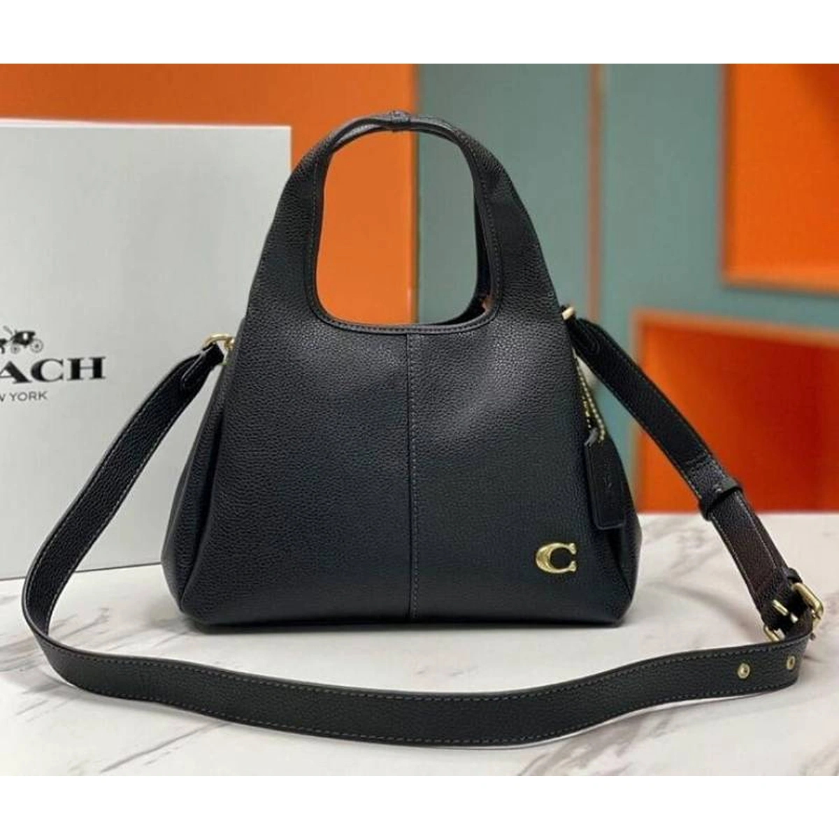 Stylish Coach Lana Bag Black With Og Box Dust Cover Long Belt For Women (SOS454) - stayhit.in Stylish Coach Lana Bag Black With Og Box Dust Cover Long Belt For Women (SOS454) - stayhit.in