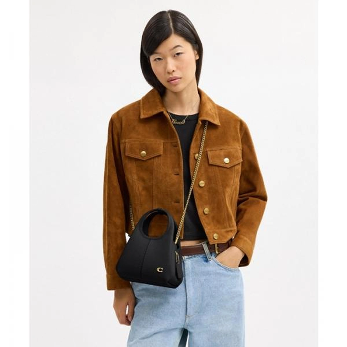 Stylish Coach Lana Shoulder Bag Black With Box For Women (BOT4070) - stayhit.in Stylish Coach Lana Shoulder Bag Black With Box For Women (BOT4070) - stayhit.in