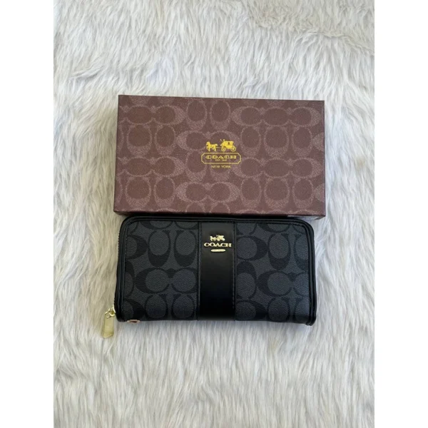 Stylish Coach Long Zippy Wallet With Og Box For Women (DW225) - stayhit.in Stylish Coach Long Zippy Wallet With Og Box For Women (DW225) - stayhit.in