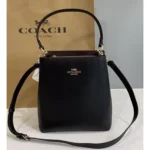 Stylish Coach Mollie Bucket Bag All Black For Women (BOT2557) - stayhit.in