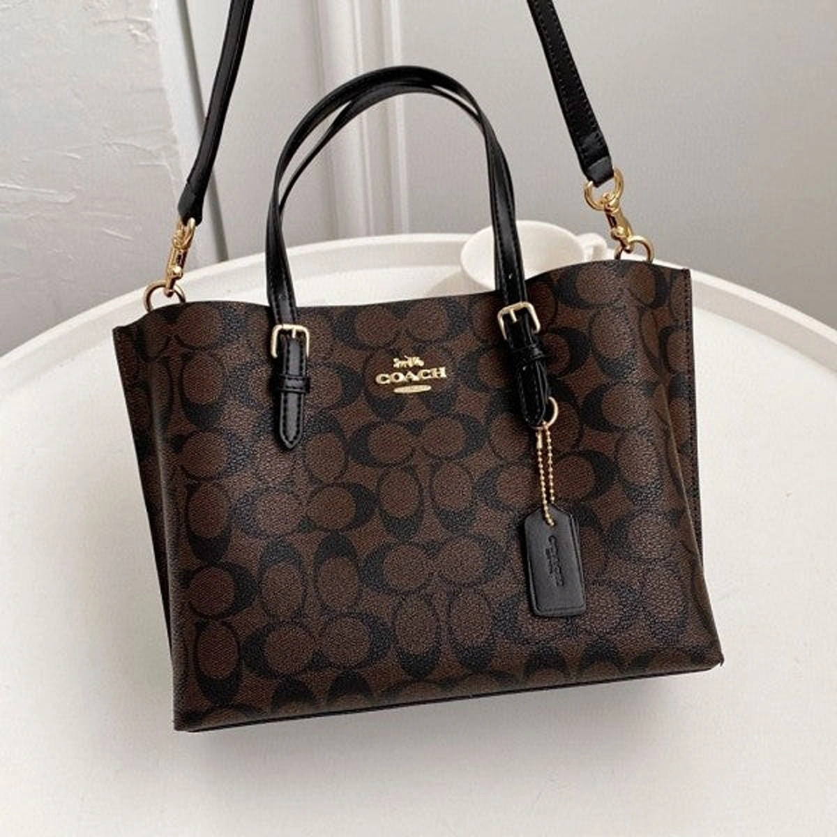 Stylish Coach Mollie Leather Bag With Dust Bag For Women (BOT3778) - stayhit.in Stylish Coach Mollie Leather Bag With Dust Bag For Women (BOT3778) - stayhit.in
