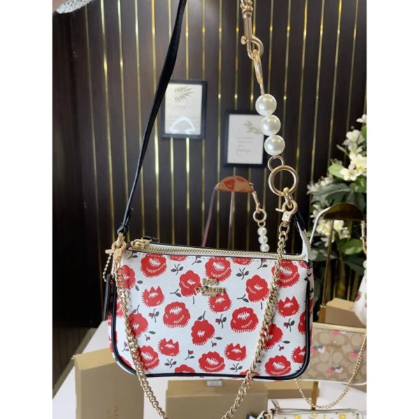 Stylish Coach Nolita Tote Bag Red Black For Women (BOT2886) - stayhit.in Stylish Coach Nolita Tote Bag Red Black For Women (BOT2886) - stayhit.in