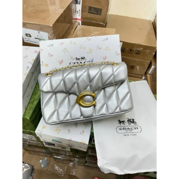 Stylish Coach Quilted Tabby Shoulder Bag With Og Box For Women (SOS497) - stayhit.in Stylish Coach Quilted Tabby Shoulder Bag With Og Box For Women (SOS497) - stayhit.in
