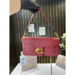 Stylish Coach Tabby Bag Wine Red With Og Box Dust Bag For Women (BOT2609) - stayhit.in