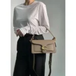 Stylish Coach Tabby Khakhi Bag With Og Box 7 Dust Bag For Women (BOT2608) - stayhit.in