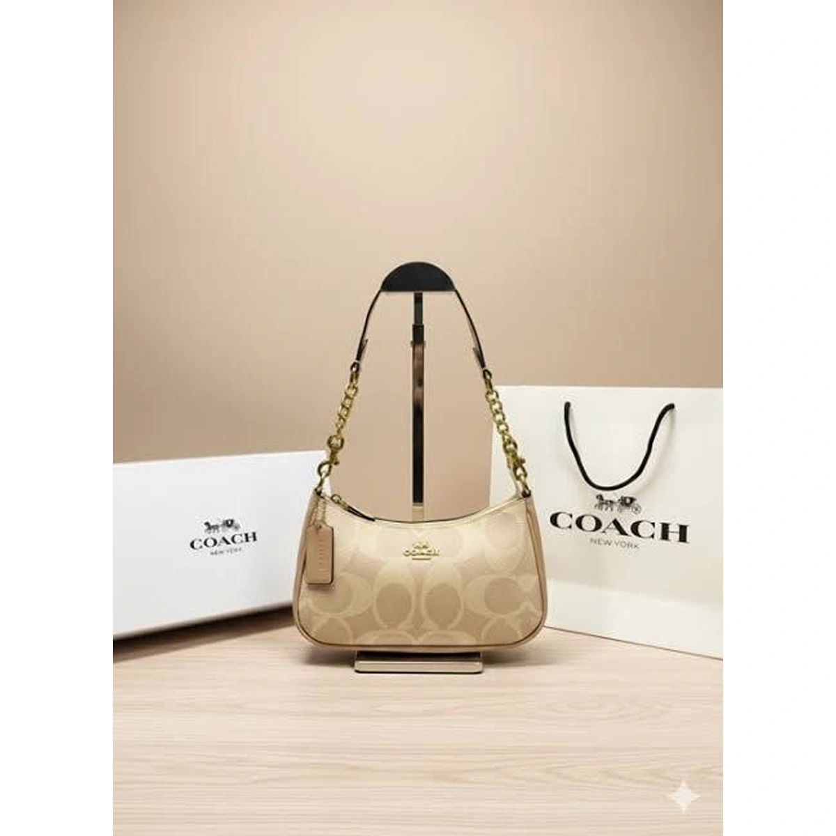Stylish Coach Teri Shoulder Bag In Signature Canvas For Women (LAB675) - stayhit.in