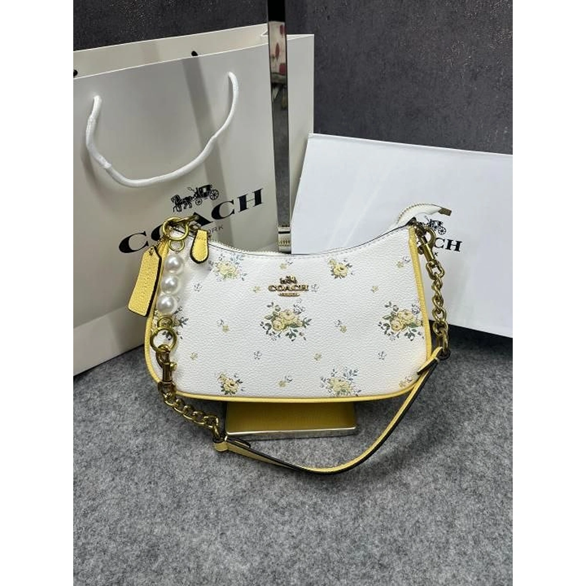 Stylish Coach Teri Shoulder Bag In Signature Canvas For Women (LAB677) - stayhit.in