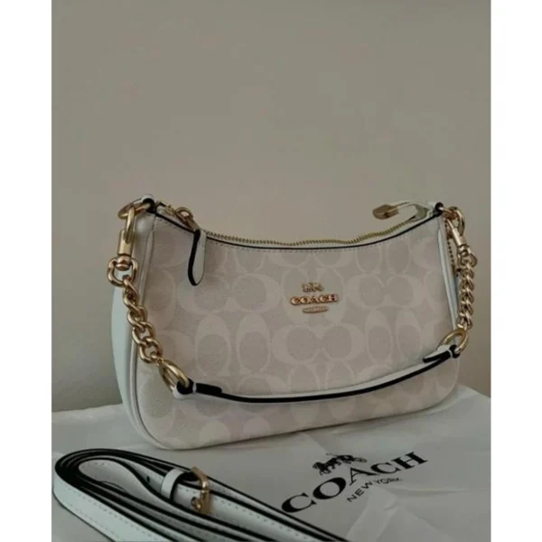 Stylish Coach Teri Shoulder Bag With Og Box Dust Cover White For Women (BSF1743)q - stayhit.in Stylish Coach Teri Shoulder Bag With Og Box Dust Cover White For Women (BSF1743)q - stayhit.in