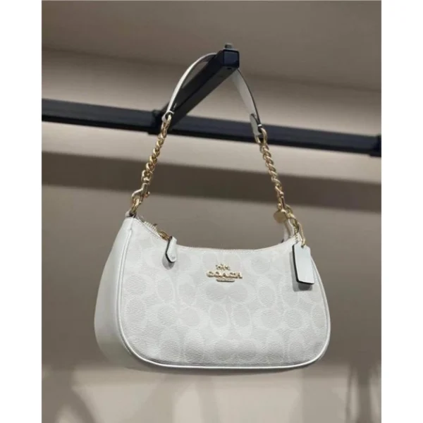 Stylish Coach Teri Shoulder Bag With Og Box Dust Cover White For Women (BSF1743)q - stayhit.in Stylish Coach Teri Shoulder Bag With Og Box Dust Cover White For Women (BSF1743)q - stayhit.in