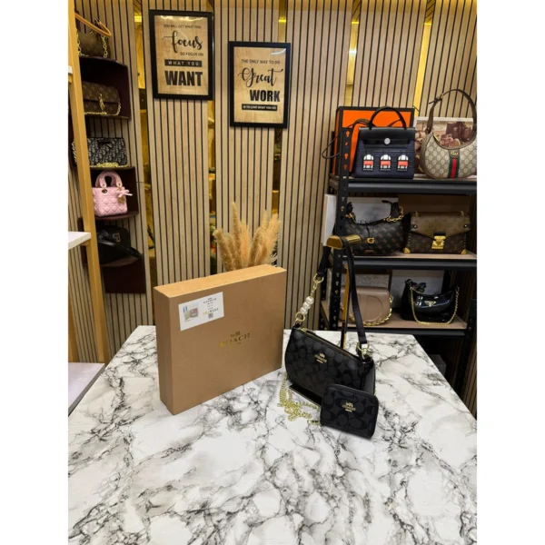 Stylish Coach Teri Tote Bag Combo With Signature Canvas For Women (JH436) - stayhit.in Stylish Coach Teri Tote Bag Combo With Signature Canvas For Women (JH436) - stayhit.in