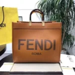 Stylish Fendi Roma Leather Handbag With Dust Bag For Women (BOT2863) - stayhit.in