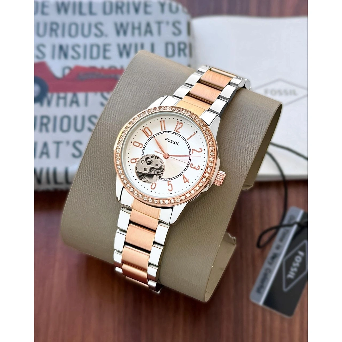 Stylish Fossil Architect Automatic Watch For Women (LAB831) - stayhit.in Stylish Fossil Architect Automatic Watch For Women (LAB831) - stayhit.in