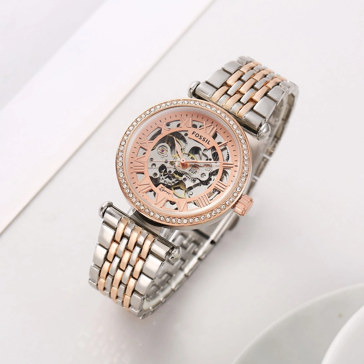 Stylish Fossil Automatic Watch Chain Strap For Women (LAB479) - stayhit.in Stylish Fossil Automatic Watch Chain Strap For Women (LAB479) - stayhit.in