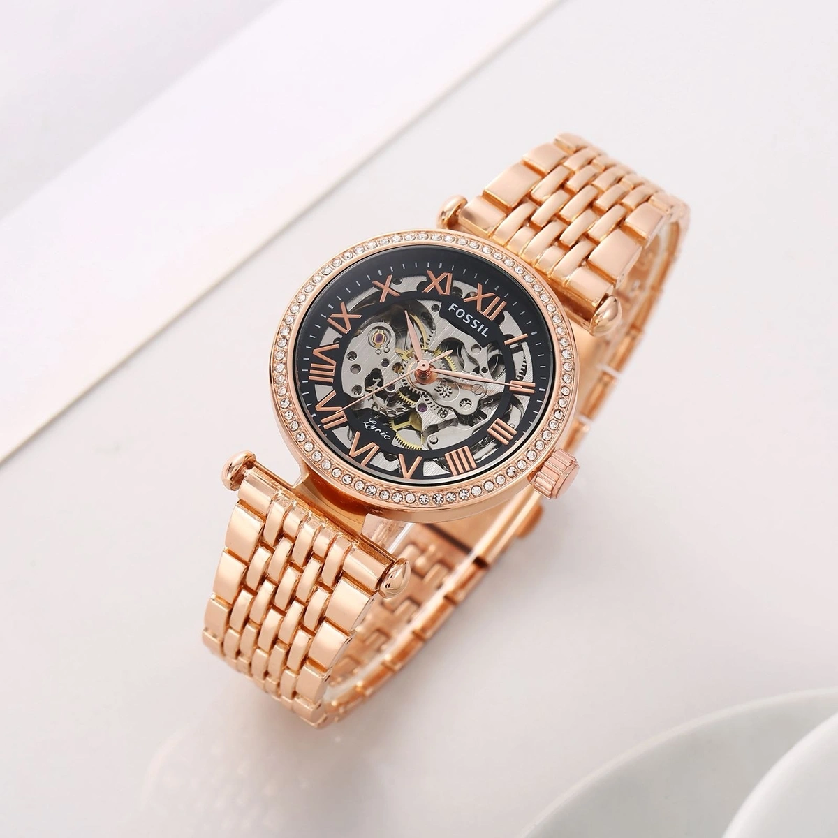 Stylish Fossil Automatic Watch Chrono For Women (LAB480) - stayhit.in Stylish Fossil Automatic Watch Chrono For Women (LAB480) - stayhit.in