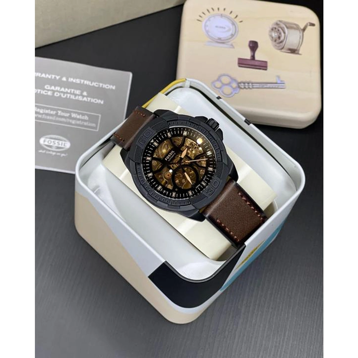Stylish Fossil Bronson Me3219 Watch Automatic For Men (BOT3017) - stayhit.in Stylish Fossil Bronson Me3219 Watch Automatic For Men (BOT3017) - stayhit.in