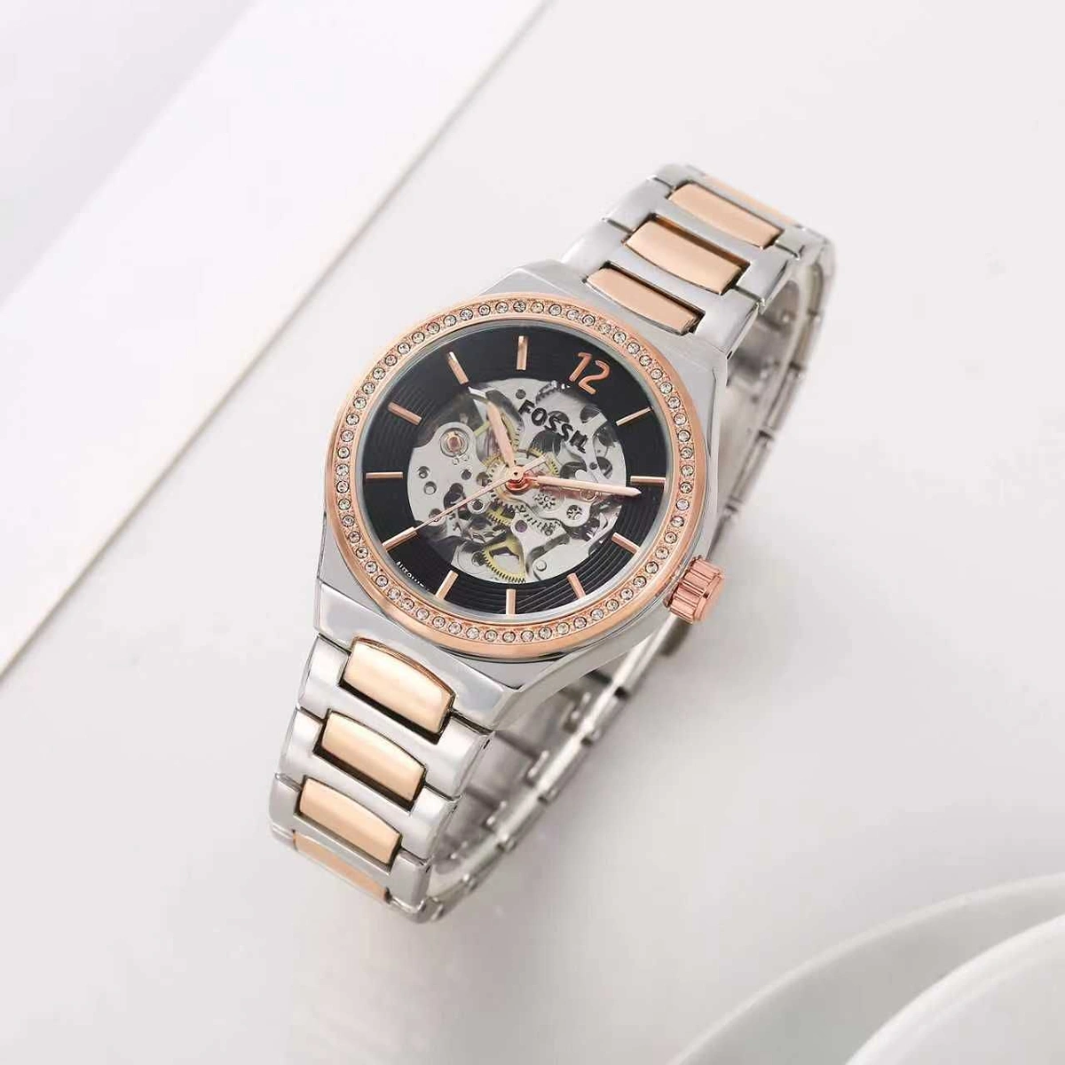 Stylish Fossil Eevie Automatic Watch For Women (LAB733) - stayhit.in Stylish Fossil Eevie Automatic Watch For Women (LAB733) - stayhit.in