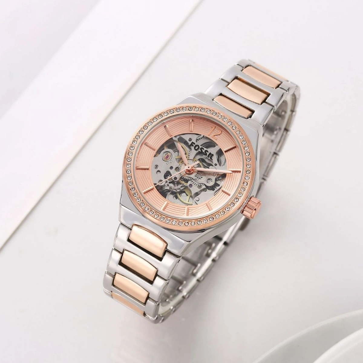Stylish Fossil Eevie Automatic Watch For Women (LAB734) - stayhit.in Stylish Fossil Eevie Automatic Watch For Women (LAB734) - stayhit.in