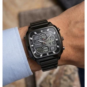 Stylish Fossil Retro Watch Chain Strap For Men (LAB841) - stayhit.in