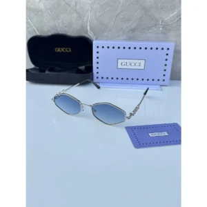 Stylish Gucci Sunglass Silver Blue For Men (BT183) - stayhit.in